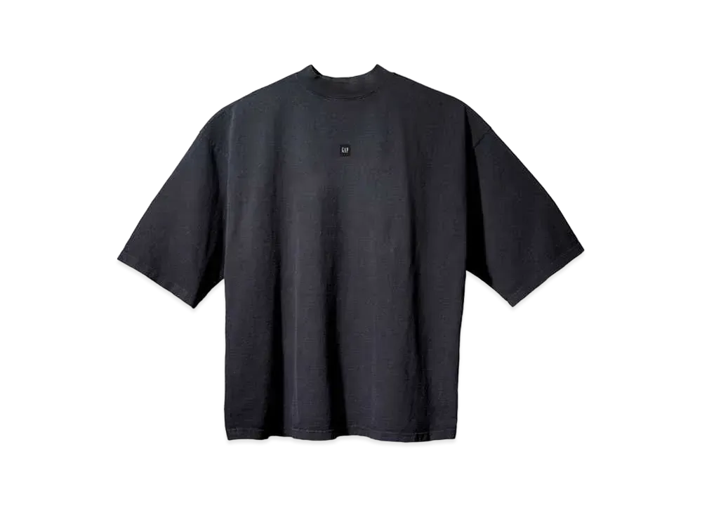 YEEZY GAP Logo 3/4 Sleeve Tee "Washed Black"