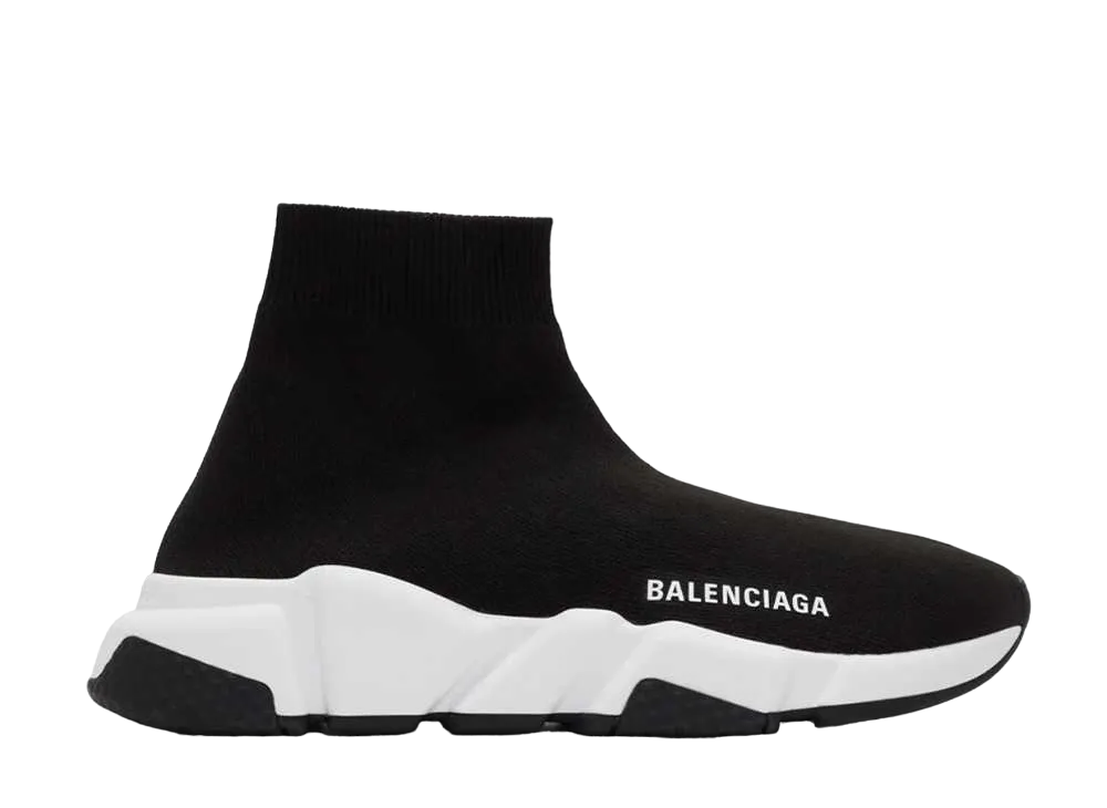 Balenciaga Speed Sneakers "Black/White"