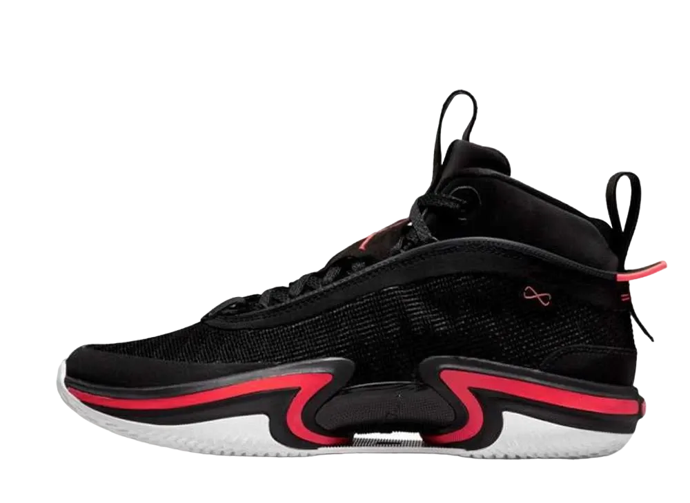 Nike Air Jordan 36 "Black/Infrared 23" (White Sole)