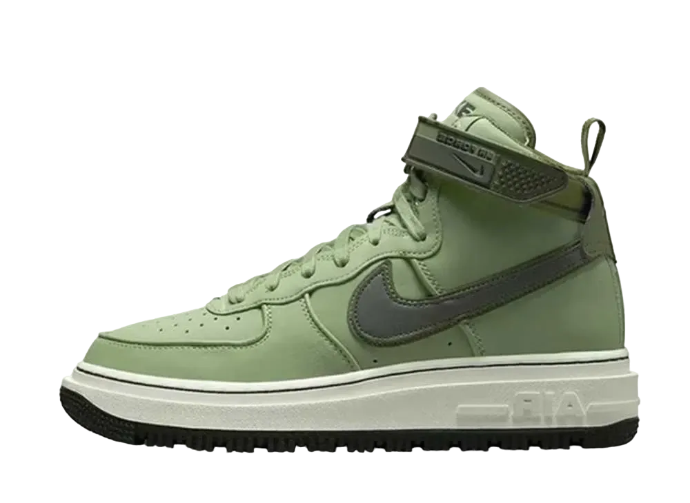 ナイキ エアフォース1 ハイ "オイルグリーン"