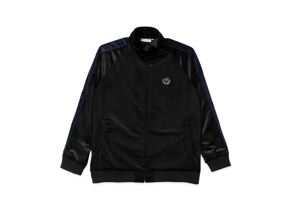 ブラックアイパッチ B エンブレム ベロア ジャケット "ブラック"