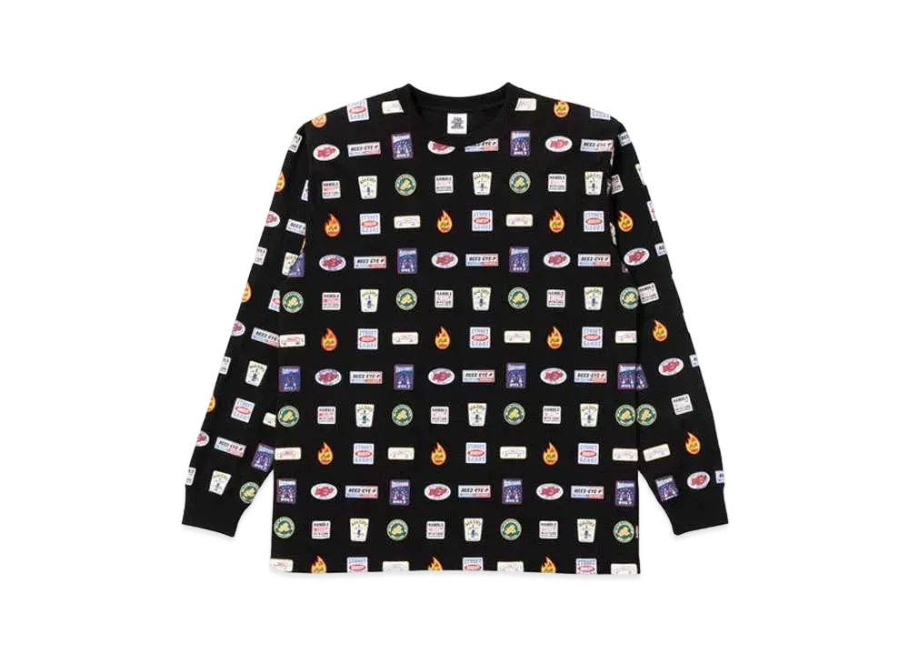 BlackEyePatch LOGOS L/S TEE "Black"