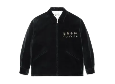 WACKO MARIA VELOUR VIETNAM JACKET "Black"