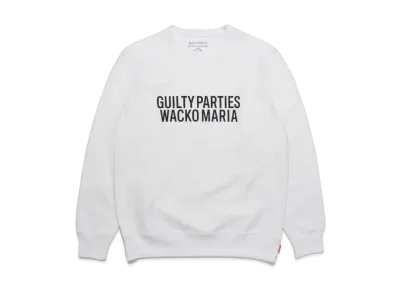 WACKO MARIA HEAVY WEIGHT SWEAT SHIRT "White"