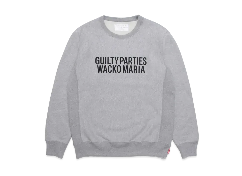 WACKO MARIA HEAVY WEIGHT SWEAT SHIRT "Gray"