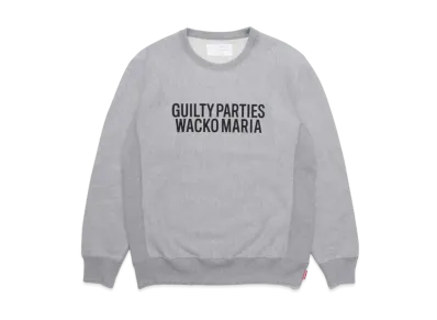 WACKO MARIA HEAVY WEIGHT SWEAT SHIRT "Gray"