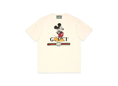 GUCCI × Disney Mickey Mouse T-shirt ”Ivory”