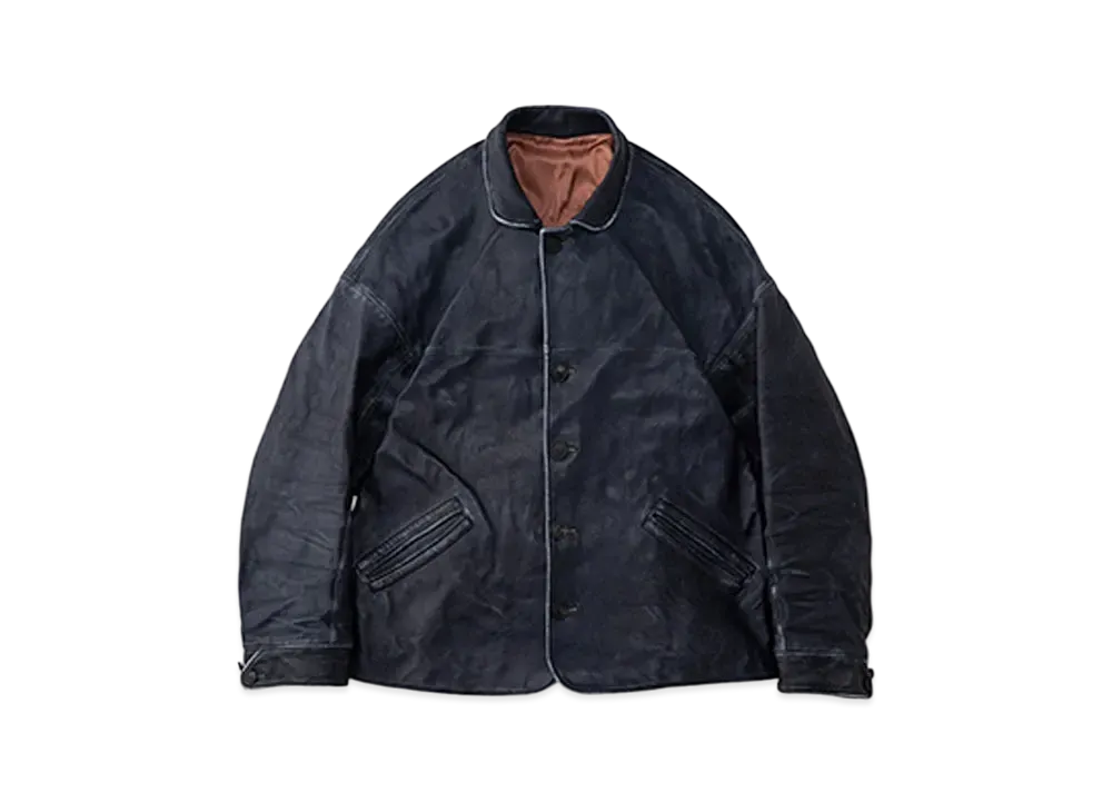 visvim ETON JKT IT (VEG.H) "Navy"
