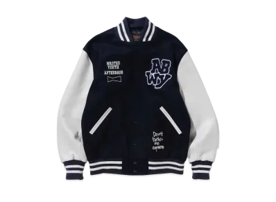 Wasted Youth Afterbase VARSITY JACKET "Navy" / VERDY