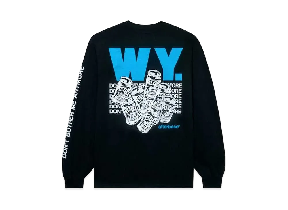 Wasted Youth Afterbase WY AFTERBASE L/S TEE "Black Blue" / VERDY