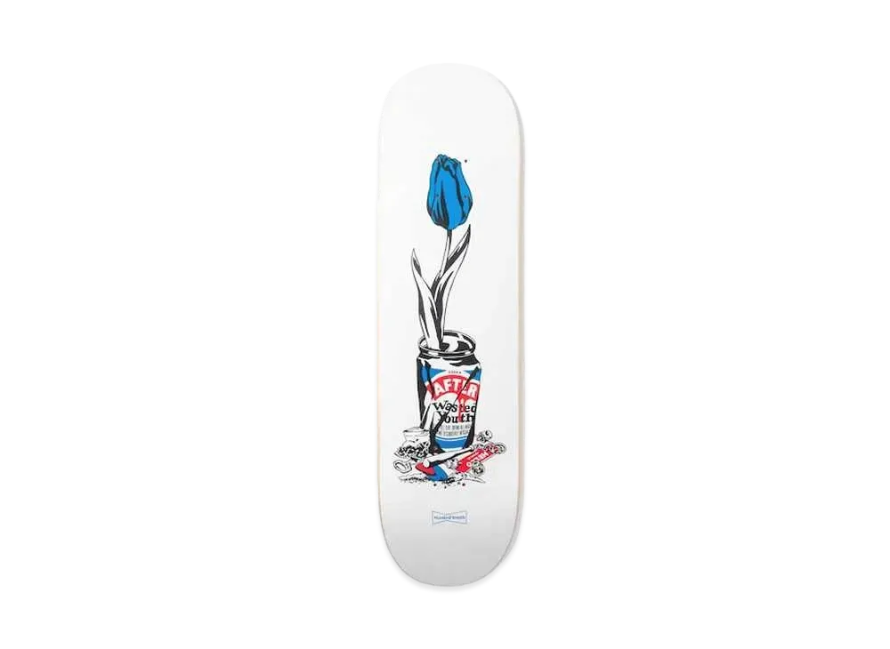 Wasted Youth Afterbase SKATEBOARD "White" / VERDY