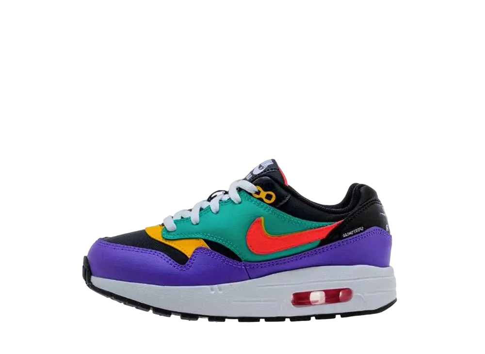 ナイキ PS エアマックス1 ゲーム チェンジ "ブラック キネティック グリーン"(キッズ)