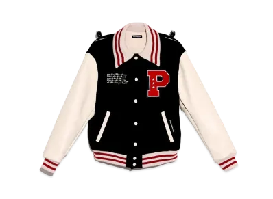 PEACEMINUSONE PMO VERSITY JACKET #1 "Black" / G-DRAGON