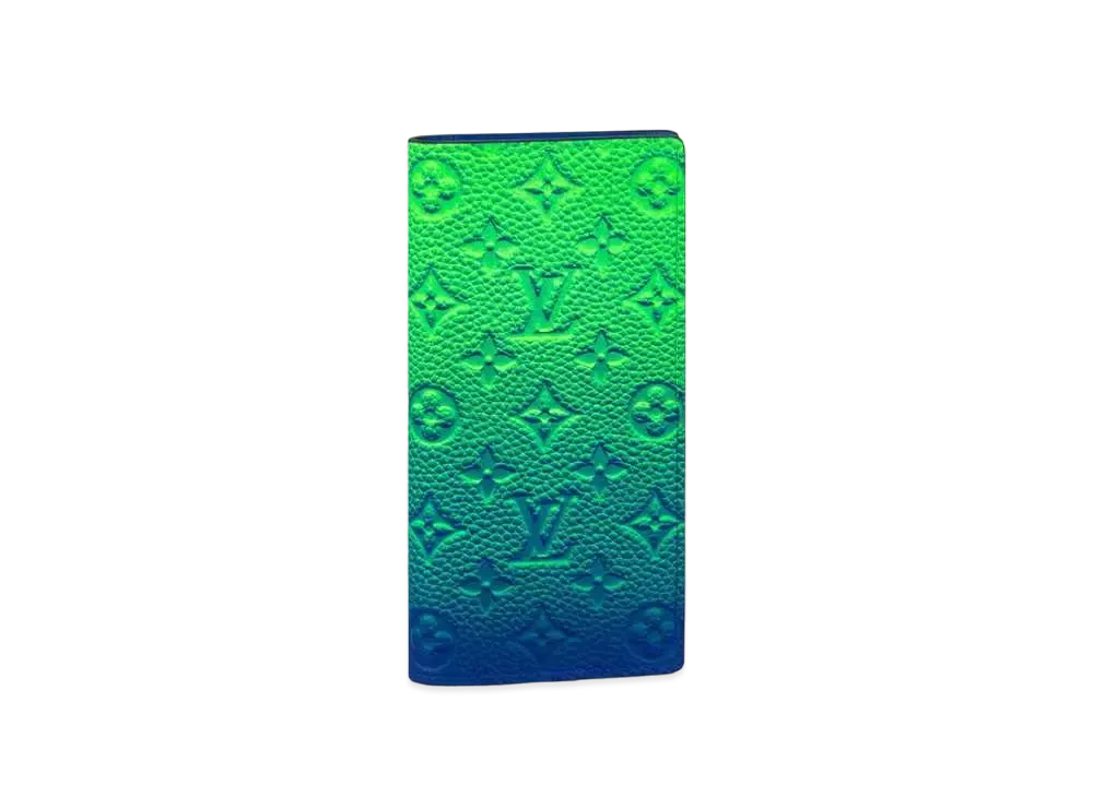 Louis Vuitton Brazza Wallet Monogram "Blue Vert"