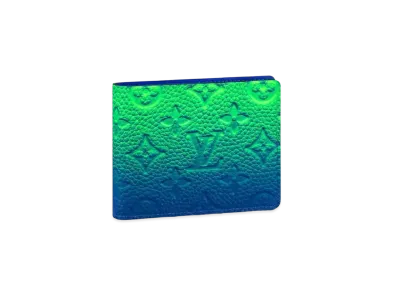 Louis Vuitton Monogram Portefeuille Slender NM "Blue Veil"