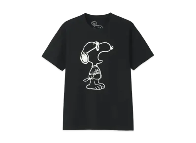 Uniqlo x KAWS x Peanuts Joe Kaws Yawn Outline Tee "Black"