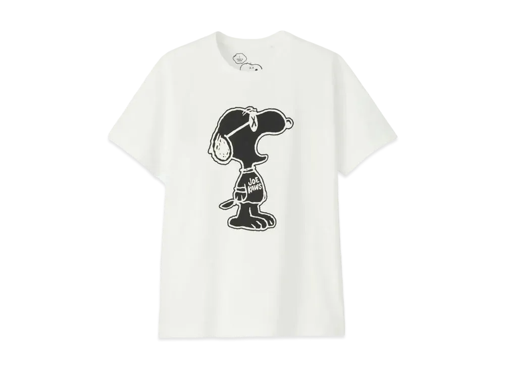 Uniqlo x KAWS x Peanuts Joe Kaws Yawn Outline Tee "White"