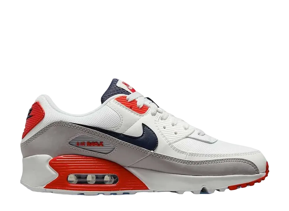 Nike Air Max 90 USA "White/Red/Navy" (2021)