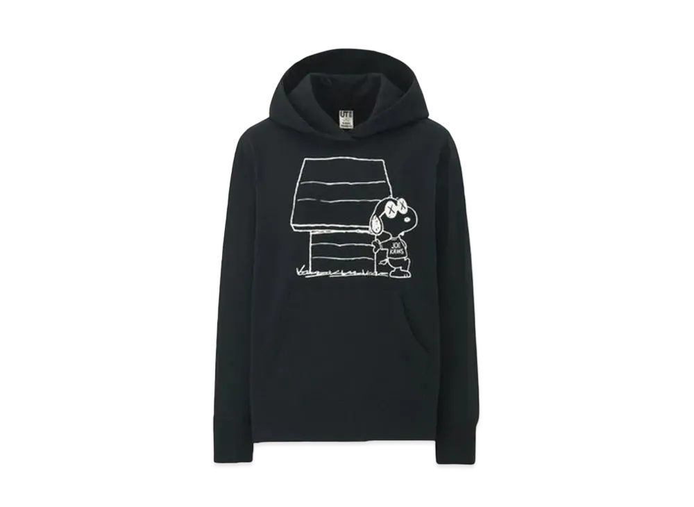 Uniqlo x KAWS x Peanuts Joe Kaws Doghouse Hoodie "Black"