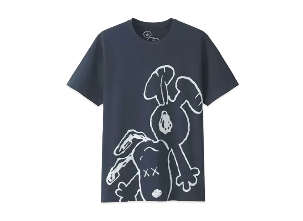 Uniqlo x KAWS x Peanuts Snoopy Falling Tee "Navy"