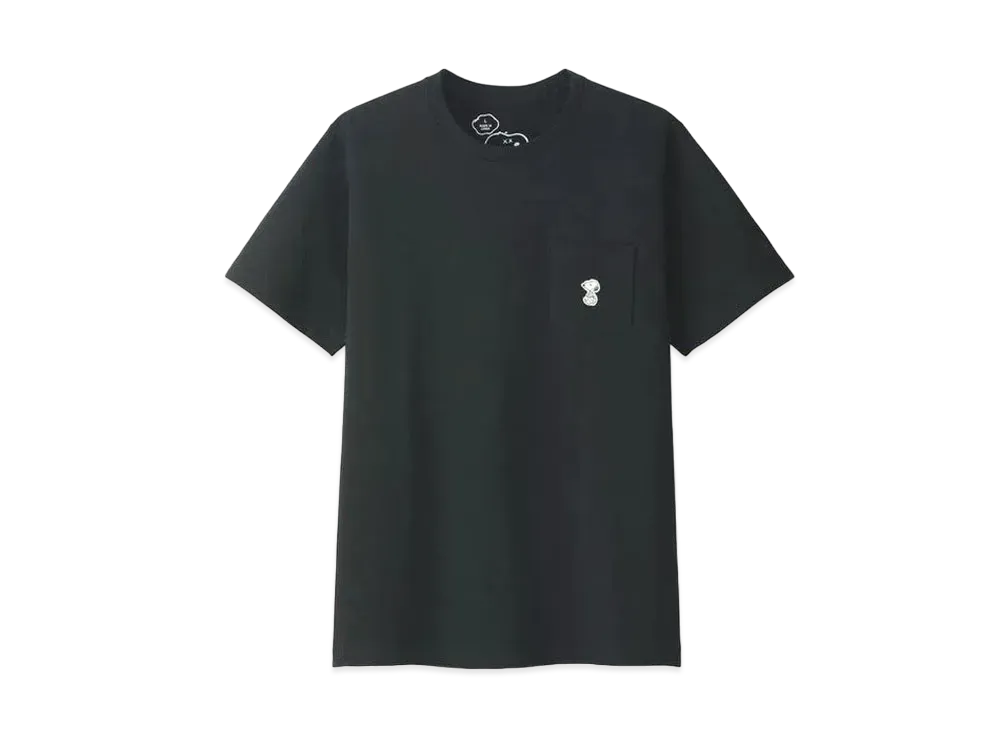 Uniqlo x KAWS x Peanuts Snoopy Pocket Tee "Black"