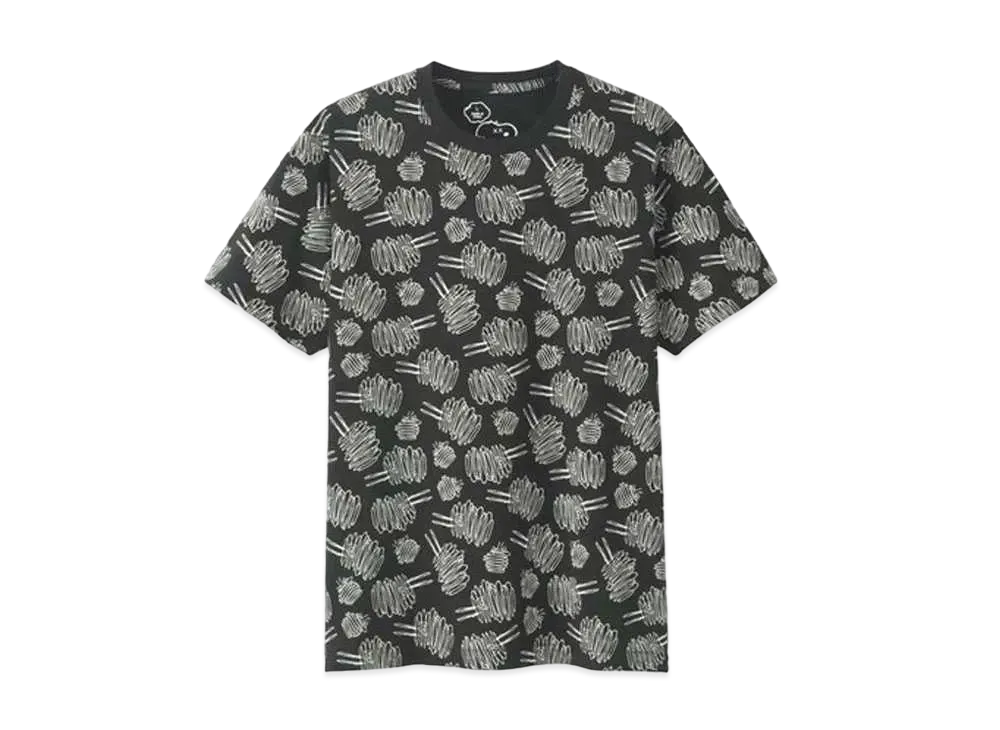 Uniqlo x KAWS x Peanuts Dust Cloud All Over Tee "Black"