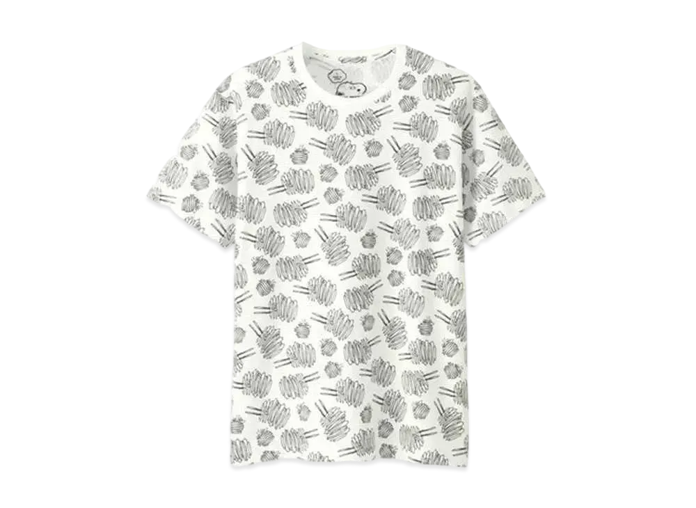 Uniqlo x KAWS x Peanuts Dust Cloud All Over Tee "White"