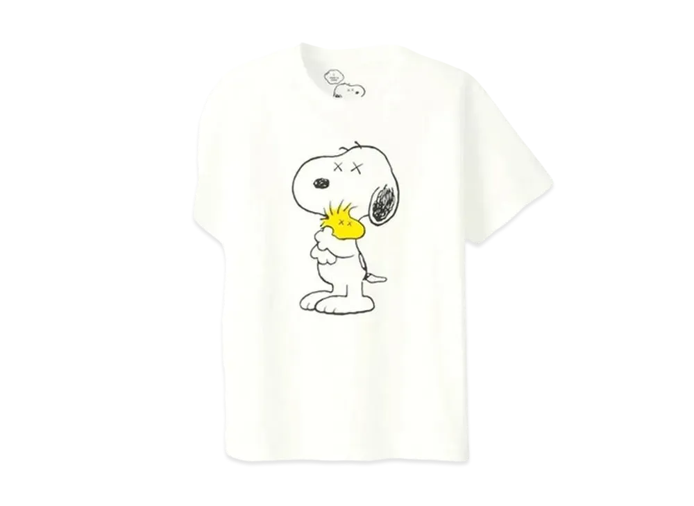 Uniqlo x KAWS x Peanuts Snoopy & Woodstock Tee "White"