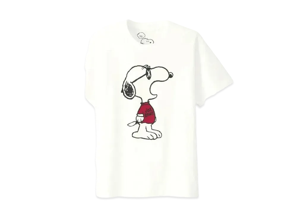 Uniqlo x KAWS x Peanuts Joe Kaws Yawn Tee "White"