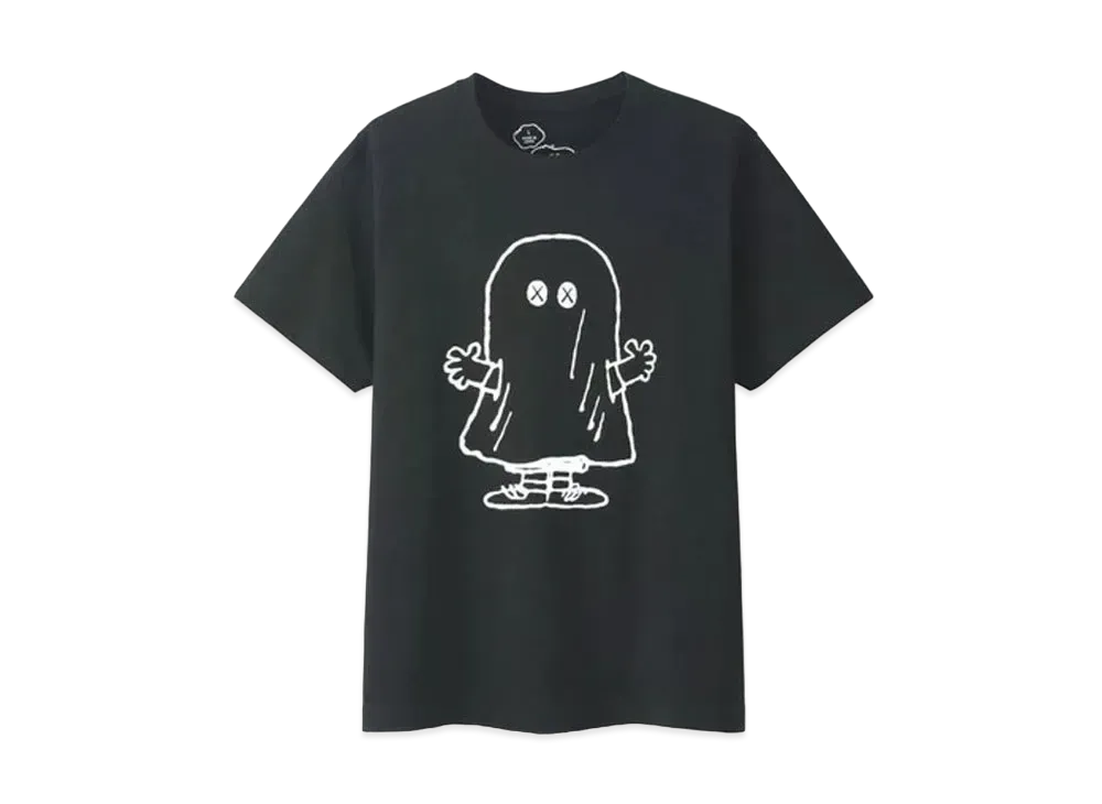 Uniqlo x KAWS x Peanuts Ghost Tee "Black"