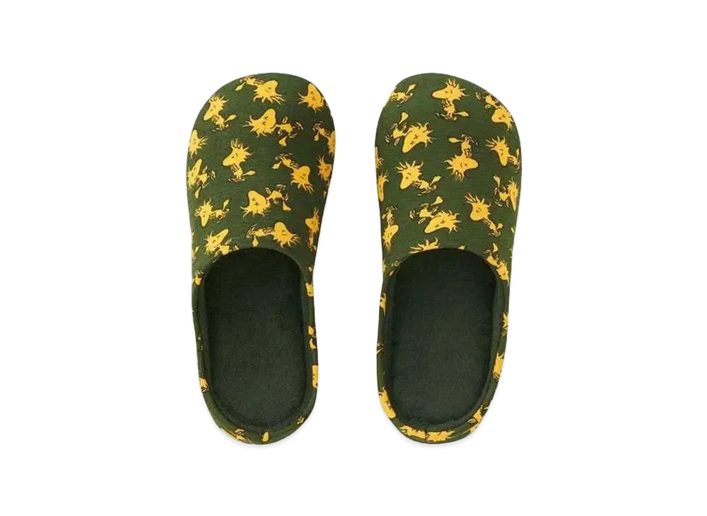 Uniqlo x KAWS x Peanuts Woodstock Room Shoes "Olive"
