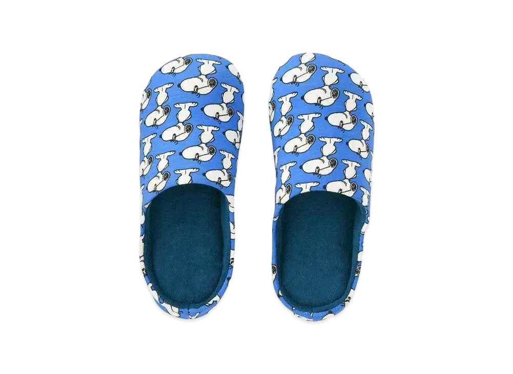 Uniqlo x KAWS x Peanuts Snoopy Room Shoes "Blue"