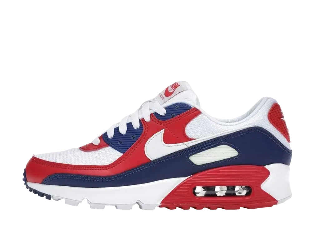 Nike Air Max 90 USA "White/Red/Navy" (2020)