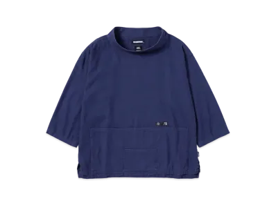 NEIGHBORHOOD PO / LC-SHIRT . LS "Navy"