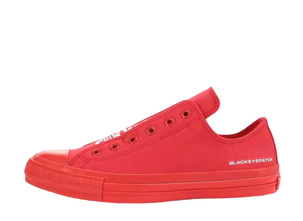 Black Eye Patch × Converse All Star 100 Slip OX "Red"