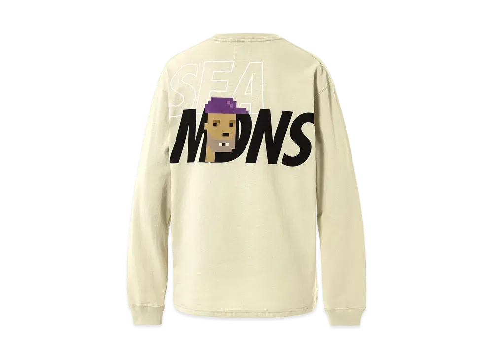 WIND AND SEA x MADNESS L/S TEE (POCKET) "Cream"