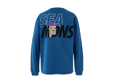WIND AND SEA x MADNESS L/S TEE (POCKET) "Marine"