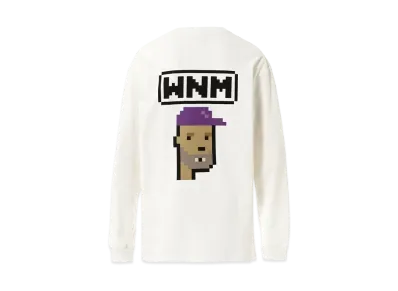 WIND AND SEA x MADNESS L/S TEE (PUNK HEAD) "White"