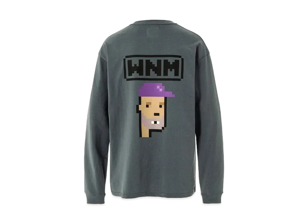 WIND AND SEA x MADNESS L/S TEE (PUNK HEAD) "D.Gray"