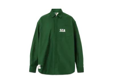 WIND AND SEA x MADNESS OXFORD SHIRTS "Green"