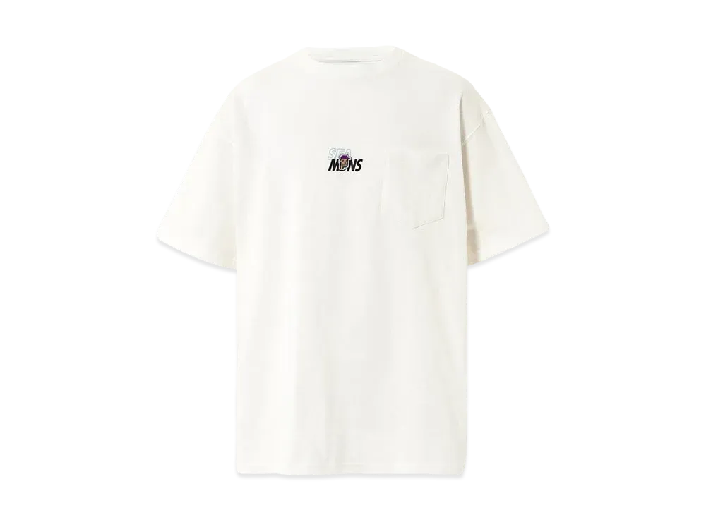 WIND AND SEA x MADNESS S/S TEE (POCKET) "White"