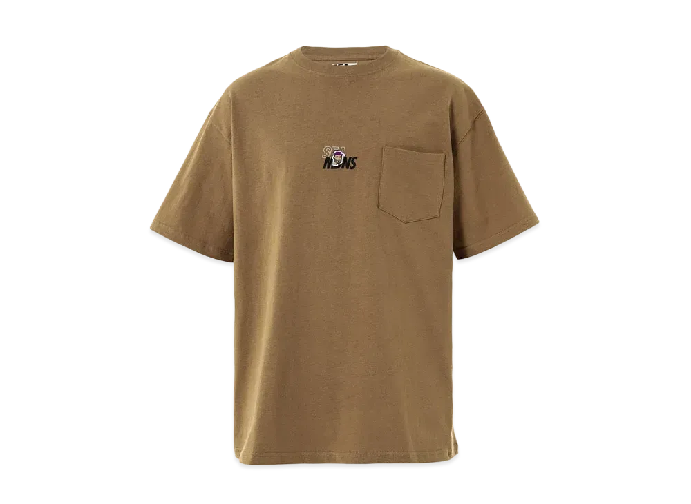 WIND AND SEA x MADNESS S/S TEE (POCKET) "Camel"