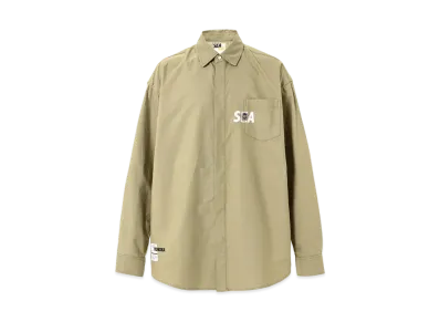 WIND AND SEA x MADNESS OXFORD SHIRTS "Beige"
