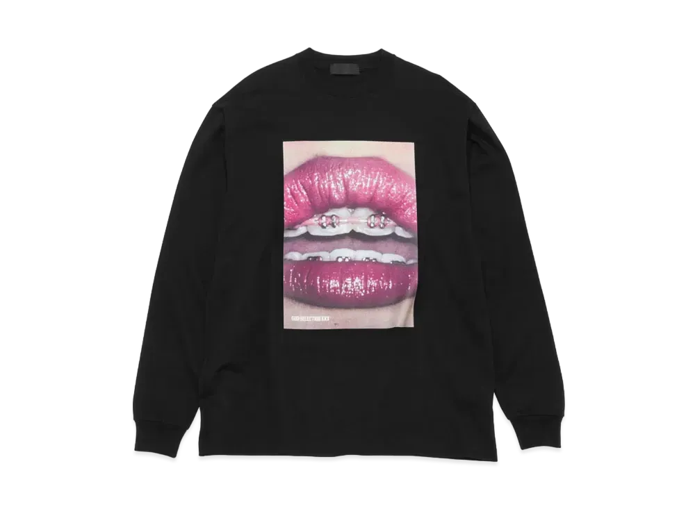 GOD SELECTION XXX LONG SLEEVE T-SHIRT GX-A22-LT-07 "Black"