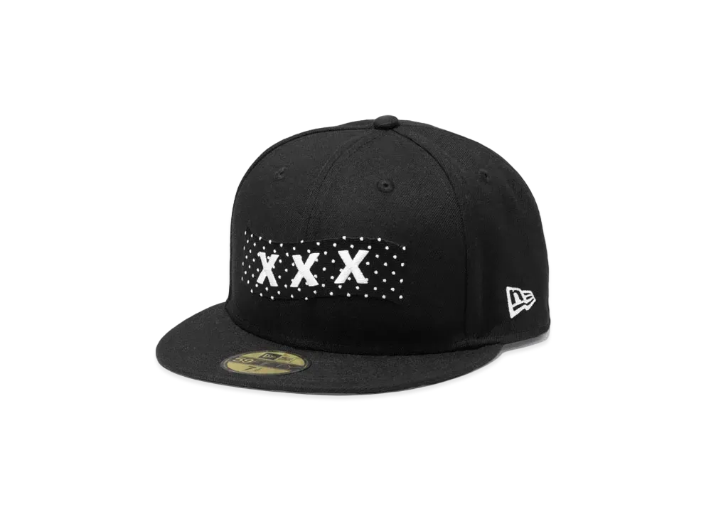 GOD SELECTION XXX x NEW ERA 59FIFTY GX-A22-HT-04 "Black"