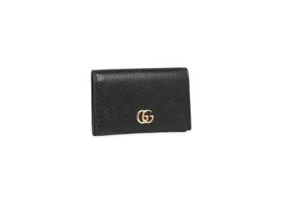 GUCCI Petit Marmont Card Case "Black"