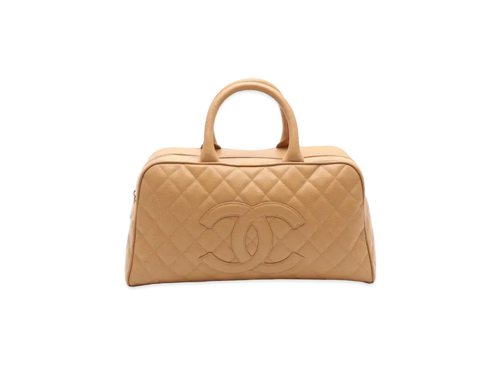 CHANEL Matelasse Hand bag "Beige"