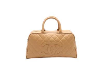 CHANEL Matelasse Hand bag "Beige"
