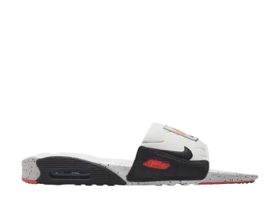 Nike Air Max 90 Slide "White/Turf Orange/Speckled"