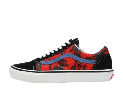 Krooked Skateboards × Vans Old Skool "Red"
